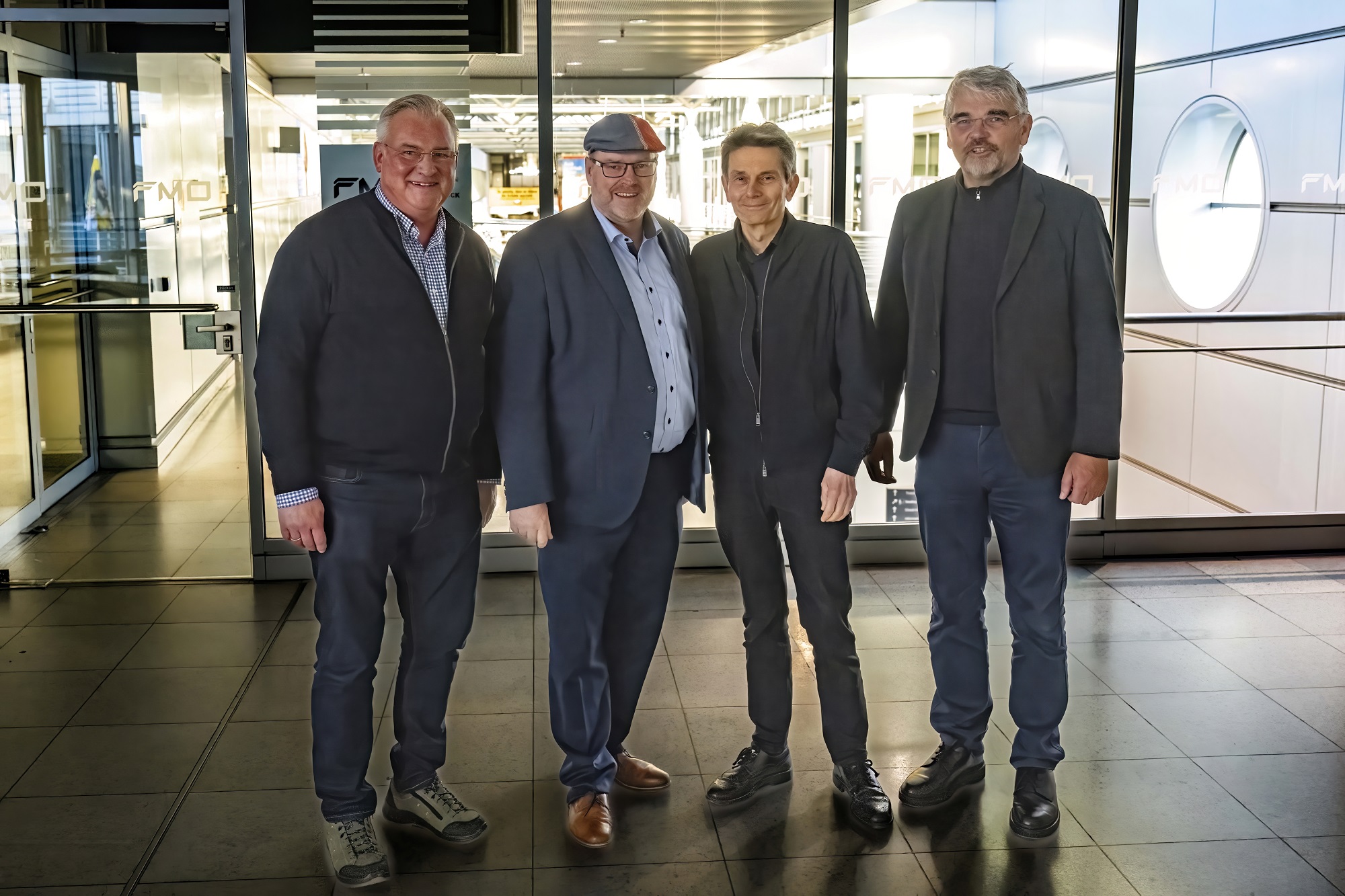 Besuch J.Coße/R.Mützenich bei Thorsten Brockmeyer/Norbert Heringloh-Poll im Büro FMO